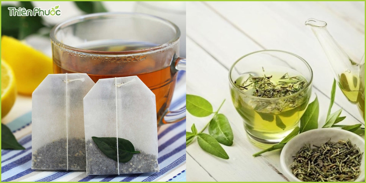 So sánh trà túi lọc và trà nguyên lá